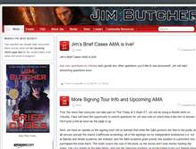 Tablet Screenshot of jim-butcher.com